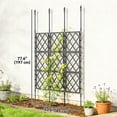 thumbnail image 3 of Outsunny Foldable Garden Trellis, Lattice Climbing Support Trellis, 3 of 10