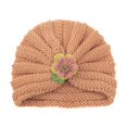 thumbnail image 2 of Baby Ear Protection Autumn Winter Baby Boys Girls Flowers Knitted Windproof Warmth Ear Protection Children Hat, 2 of 8