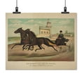 thumbnail image 2 of Print: The Famous Double Trotting Team, Sir Mohawk And Nellie Sontag: Full, 2 of 4