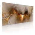 thumbnail image 1 of Cuadro Decorativo Abstracto para Sala Comedor Nubes doradas, 1 of 5