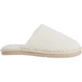 thumbnail image 3 of RJ FUZZIES Women's Curly Wool Cozy Scuff Slide-On Slippers-Cream / M, 3 of 5