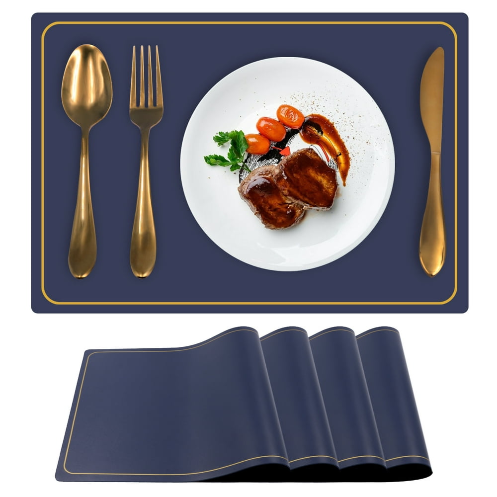 Dining Table Placemats Set 6 : Efavormart 6 Pack Non-slip Table ...