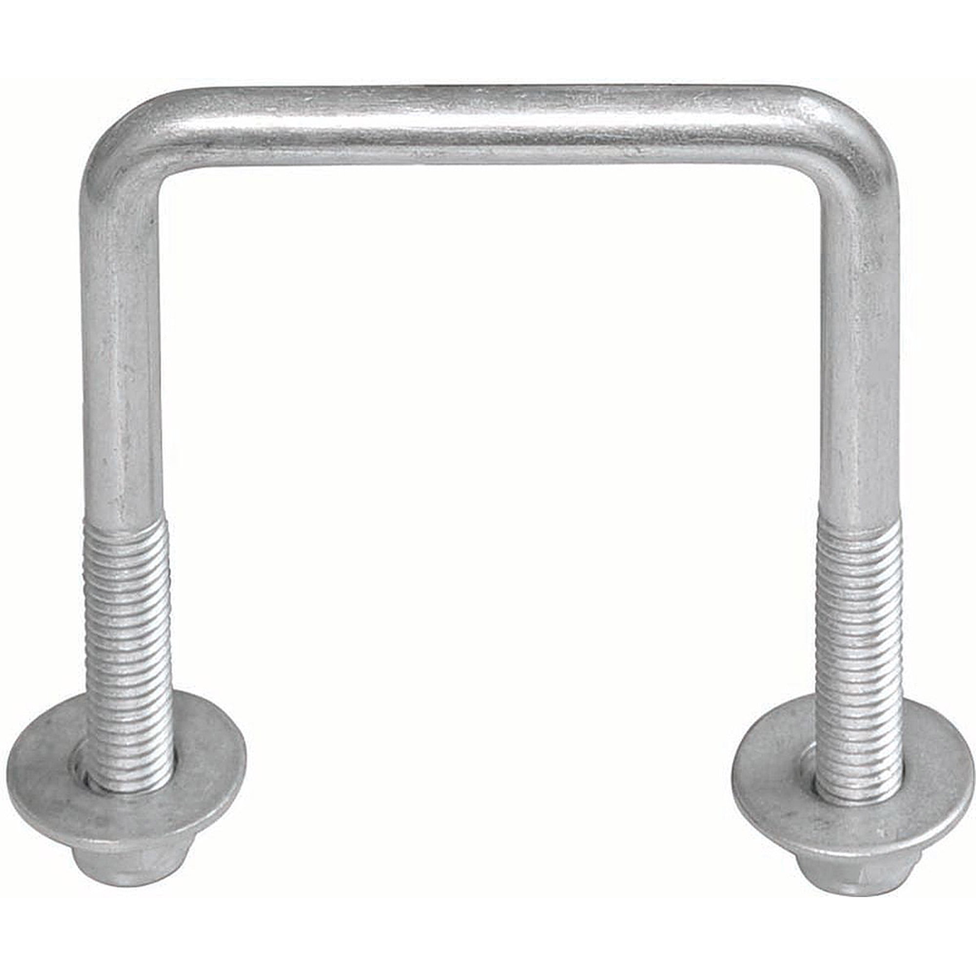Zinc UBolt, 7/16"D x 31/8"W x 4"L