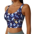 thumbnail image 2 of Balery Cute Shark Sujetadores deportivos con espalda cruzada para mujer, acolchados, sin costuras, de alto impacto, ideales para yoga, gimnasio, entrenamiento y fitness.-X-Large, 2 of 8