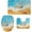 Beach Seashell, variant on 3 Pieces Bathroom Rugs Set - Sunflower Leopard Print Non Slip Soft Flannel Bath Mat+ Contour Mat+ Toilet Lid Cover
