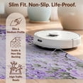 thumbnail image 6 of Design&I 3'x5' Ultra Soft Throw Mat, Dorm Boho Purple Vintage Patchwork Pastel Scroll Frame None Fluffy Washable Easy Care Indoor rug for Bedside Hallway, 6 of 7
