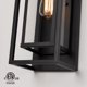 thumbnail image 5 of Aplique de pared para exteriores Mirrea, 18 pulgadas, negro mate, impermeable, juego de 2, 5 of 6