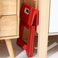 thumbnail image 4 of Lightweight Folding Step Stool Multi Purpose Handheld Thickened Footstool Non-Slip Plastic Small Benches Kitchen, 4 of 9