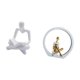 thumbnail image 5 of Estatua De Niña Pensadora Abstracta Creativa Para Mujer, Escultura Artesanal Para Sala De Estar, Dormitorio, Centro De Mesa, Regalo Para Lectores, Estantería, Decoración Versátil De Granja., 5 of 8