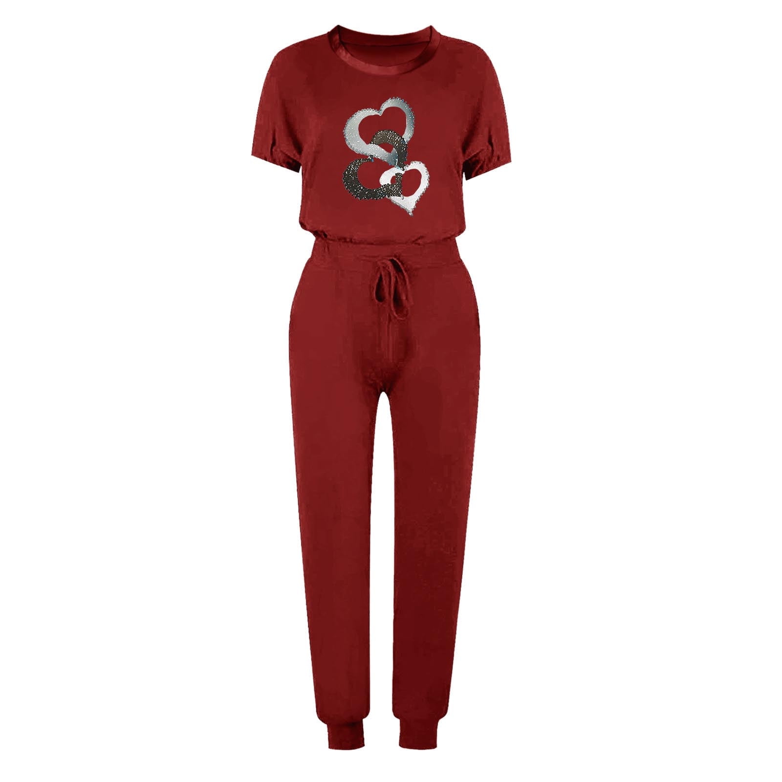 Feancey Weekly Deals 2023 Sweatsuits for Women Set 2 Piece Long Sleeve Boho  Floral Printed Crewneck Pullover Tops and Drawstring Jogger Pants Workout  Tracksuits 
