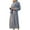 Dark Gray, variant on XMMSWDLA Long Bath Robe for Womens Plush Soft Fleece Bathrobes Nightgown Ladies Pajamas Sleepwear Housecoat Soft Pajamas for Women