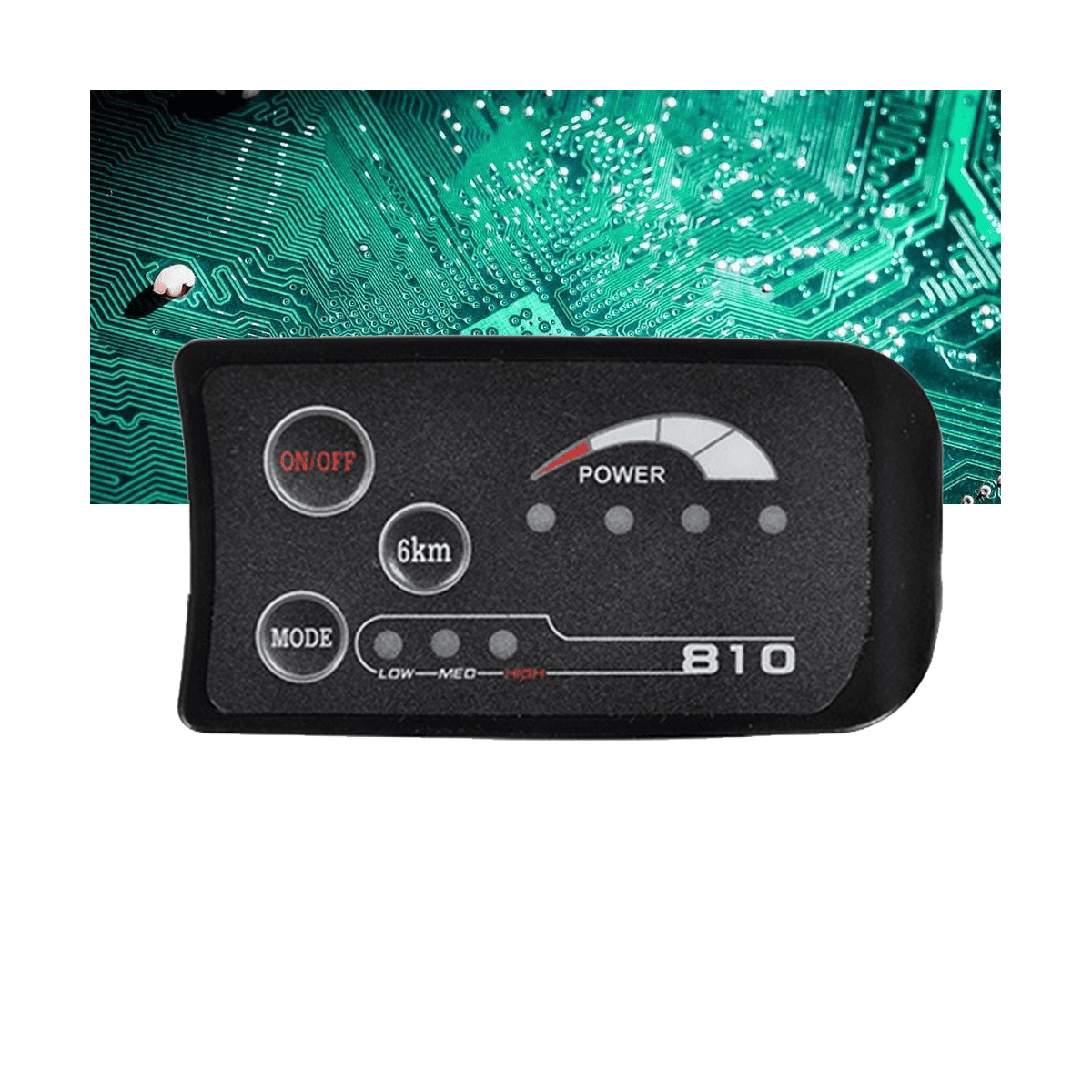 Compteur LCD Pour Vélo électrique / Scooter - 36V/48V, étanche IP65 - Compatible Contrôleur 02OMD - Montage Guidon 22.2mm