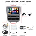 thumbnail image 5 of Dexico 9" Car Stereo Radio for Ford Mustang 2010 2011 2012 2013 2014 with Wireless Carplay Android Auto, Car Radio Audio Receiver Bluetooth WiFi FM/RDS GPS Navigation Mirror Link SWC Backup Camera, 5 of 13