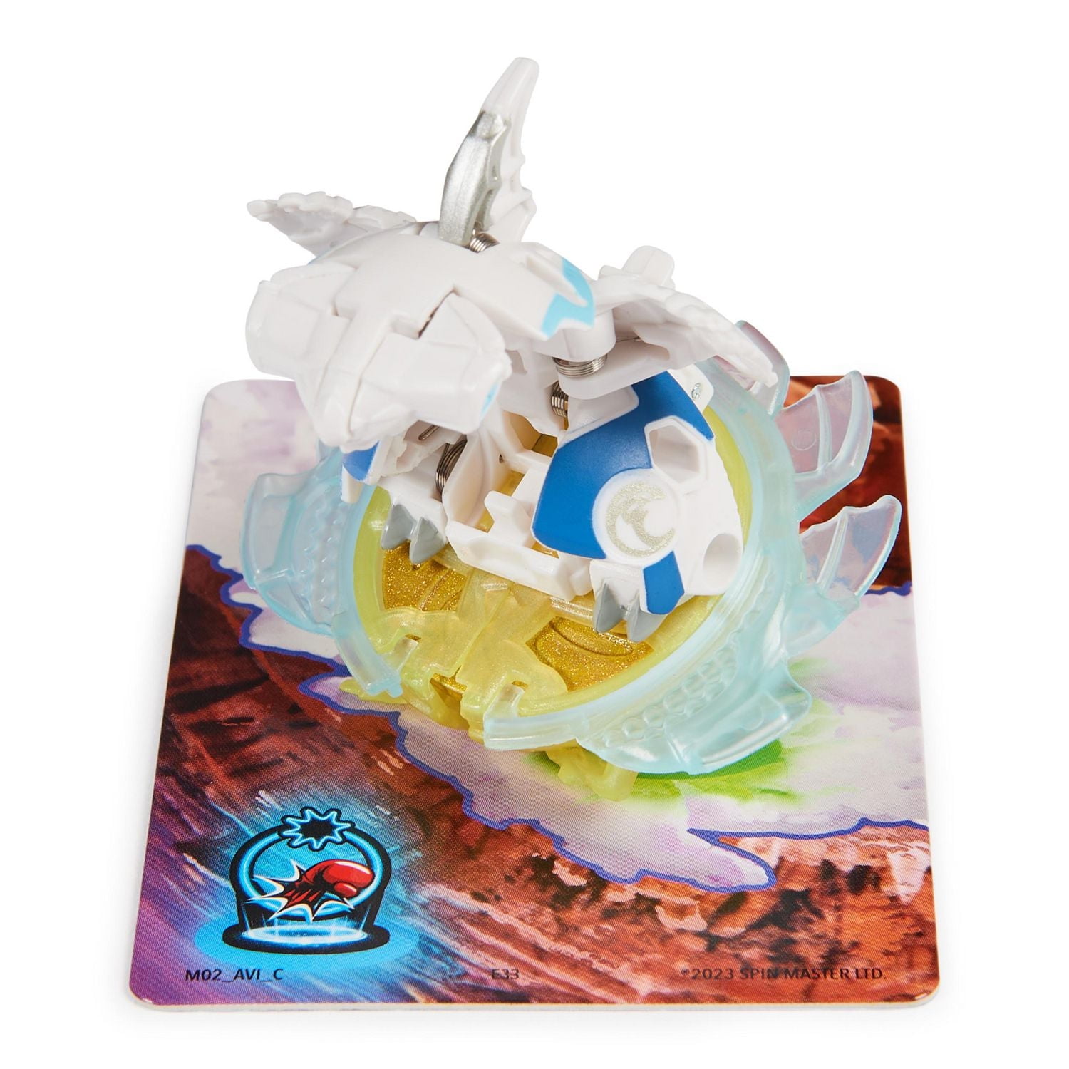 Bakugan Starter 3-Pack, Special Attack Mantid, Titanium Dragonoid, et Trox, figurines articulées personnalisables qui tournent et cartes à collectionner, jouets pour garçons et filles à partir de 6 an