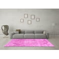 thumbnail image 3 of Ahgly Company Indoor Square Persian Pink Traditional Area Rugs, 8' Square, 3 of 4