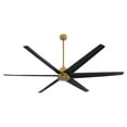 thumbnail image 3 of Quorum International 35846-47 Spree 84" 6 Blade Indoor / Outdoor Led Ceiling Fan - Brass, 3 of 7
