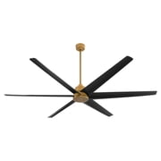 Quorum International 35846-59 Spree 84 6 Blade Indoor / Outdoor Led Ceiling Fan - Black