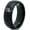 Black Dome Polish Tungsten, variant on Tungsten Gray Ring Set Gamer Blue Couple Lawyer Gift Wedding Band Engagement 30th Birthday