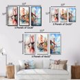 thumbnail image 4 of Designart "Architectural Marvel Red Bridge II" Cityscapes Framed Wall Art Set Of 3 - Red Bridges Frame Canvas Set For Living Room Decor, 4 of 6