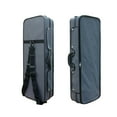 thumbnail image 2 of Siemonic 4/4 Violin Case Gray Wooden Oblong Cases for Violin Straps Full Size Nylon Bag, 2 of 9
