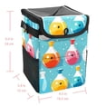 thumbnail image 5 of Bowling Foldable Car Trash Can Mini Trash Can with Lid Leak-Proof Hanging Storage Bag - Car Garbage Can, 5 of 6