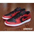 thumbnail image 4 of Ni - ke Ni - ke Air Jordan 1 Low Reverse Bred Gym Red Black White 553558-606 Men Size 9.5, 4 of 5
