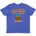thumbnail image 3 of Inktastic Peanut Butter Spoon Youth T-Shirt, 3 of 5