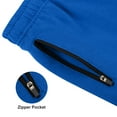 thumbnail image 4 of BIG ELEPHANT Boy's Athletic Shorts with Zipper Pockets and Drawsting, Youth Boys Casual Shorts, 3-Pack, Sizes: 7-17Y, 4 of 9