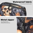 thumbnail image 4 of Skull Head Digital Pouch with Oxford Cloth, Waterproof, 5.9x9.44x3.14 in, for Hard Drive Bags, USB Pouch, Charger Cord Organizer, Cable Organizer Clips, 4 of 6