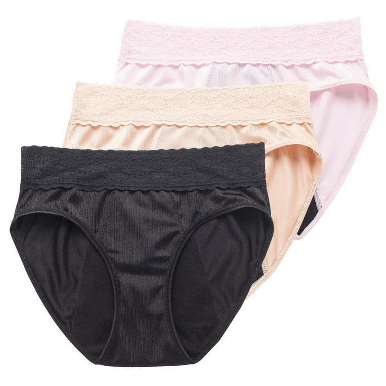 Lace Period Underwear for Women Hi-Cut Menstrual Period Panties 4