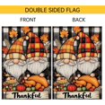 thumbnail image 6 of Thankful Gnomes Garden Flag Fall Garden Flags 12.5x18 Inch Double Sided Buffalo Plaid Thanksgiving Harves Turkey Pie Outdoor Autumn Small Yard Outside Decoration, 6 of 6