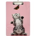 thumbnail image 1 of ZHANZZK Cat Butterfly Clipboard Hardboard Wood Nursing Clip Board and Pull for Standard A4 Letter 13x9 inches, 1 of 2
