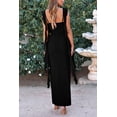 thumbnail image 2 of Vestido PRETTYGARDEN 2025 Verano Sin Mangas con Volantes Negro Talle S, 2 of 8