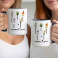 thumbnail image 2 of Customizaholic Personalized Grandma’s Garden Mug - Floral Birth Flower Artwork, Custom Names Design, Sentimental Family Keepsake Gift, 2 of 4
