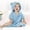 Blue, variant on 50% 0ff Clearance! Children's Hooded Towel Bath Towel Fiber Absorbent Towel Cleaning Towel Hooded Children's Cape Children's Bath Towel