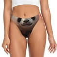 thumbnail image 1 of Fotbe Cute Cloud Panda Tanga Sin Costuras para Mujer con Estampado – Panties Invisibles, Transpirables y Cómodos para Uso Diario-Large, 1 of 6