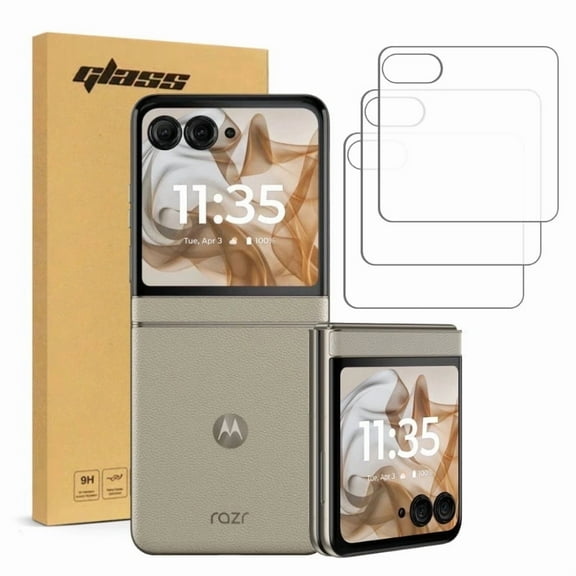 Motorola Razr 50 / Razr Tempered Glass Screen Protector 3 Per Pack