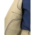 thumbnail image 4 of Sharp Mens 2pc. 2-B Comfortable Stretch Waist Suit w/1 Pair Socks - Beige 56L, 4 of 4