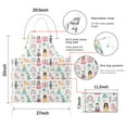 thumbnail image 7 of Fantasy Princess Pattern Apron-Garden Aprons for Women with Pockets-Cotton Linen Waterproof Kitchen Cooking Gardening Aprons Adjustable for Kitchen,Cooking,BBQ and Salon 33x27 Inch, 7 of 7