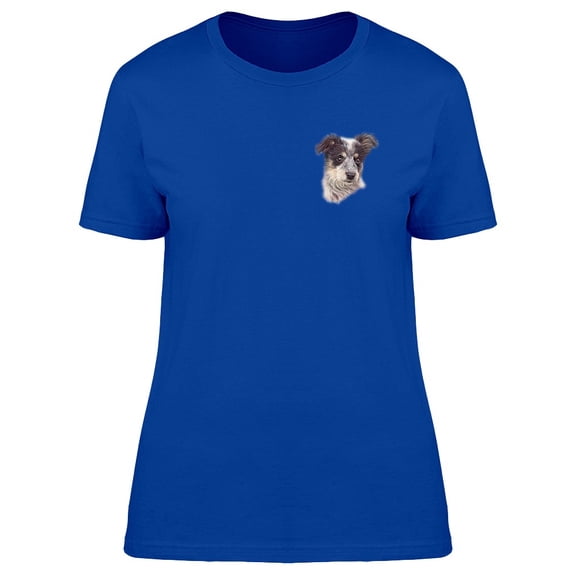 Watercolor Australian Shepherd Tee Women's -Image by Shutterstock