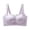 Purple, variant on Women's Wireless Comfort Bra with Adjustable Convertible Straps and Seamless Back Closure,36