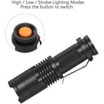 thumbnail image 4 of Mini LED Flashlights Pocket Pen Flashlight 5 Pack Ultra Bright 300 Lumens Handheld Flashlights Adjustable Focus Small for Kids Child Camping Cycling Hiking Emergency, 4 of 7