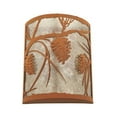 thumbnail image 3 of Meyda Tiffany 110930 10" W Whispering Pines Wall Sconce - Silver, 3 of 5
