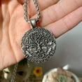 thumbnail image 3 of QQTDFG Mens Norse Viking Amulet Fenrir Wolf Tree of Life Pendant Necklace-default, 3 of 3