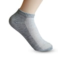 thumbnail image 5 of 4Pair Solid Mesh Women's Short Socks Invisible Ankle Socks Women Summer Breathable Thin Boat Socks Calcetines Black White Gray, 5 of 5