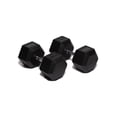 thumbnail image 1 of Par Mancuerna Hexagonal 100 Lb con Revestimiento en Goma MDFitness Pesa Hexagonal Recubierta, 1 of 7