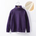 thumbnail image 5 of Staki Sweater Autumn And Winter Boys Cotton Sweaters Long Sleeve Pullover Knit Sweater(Purple,7-8 Years), 5 of 5