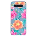 thumbnail image 1 of Funda InstaCase para LG K41s Protector anticaídas Flores Naranja, 1 of 4