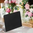 thumbnail image 5 of FELTECHELECTR Tabletop Message Board Acrylic Black V Shaped Wedding 12Pcs 3.9X3.1X2.4In, 5 of 6