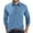 Light Blue, variant on KKBOTIVE Long Sleeve Shirts for Men Casual Collared Polo Shirt Cozy Pullover Men's Fashion Tops for Daily Wear ( Light Blue Size: XXL )